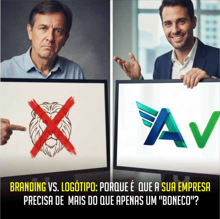 Branding vs. Logótipo: Porque é que a sua empresa precisa de mais do que apenas um “boneco”?✅