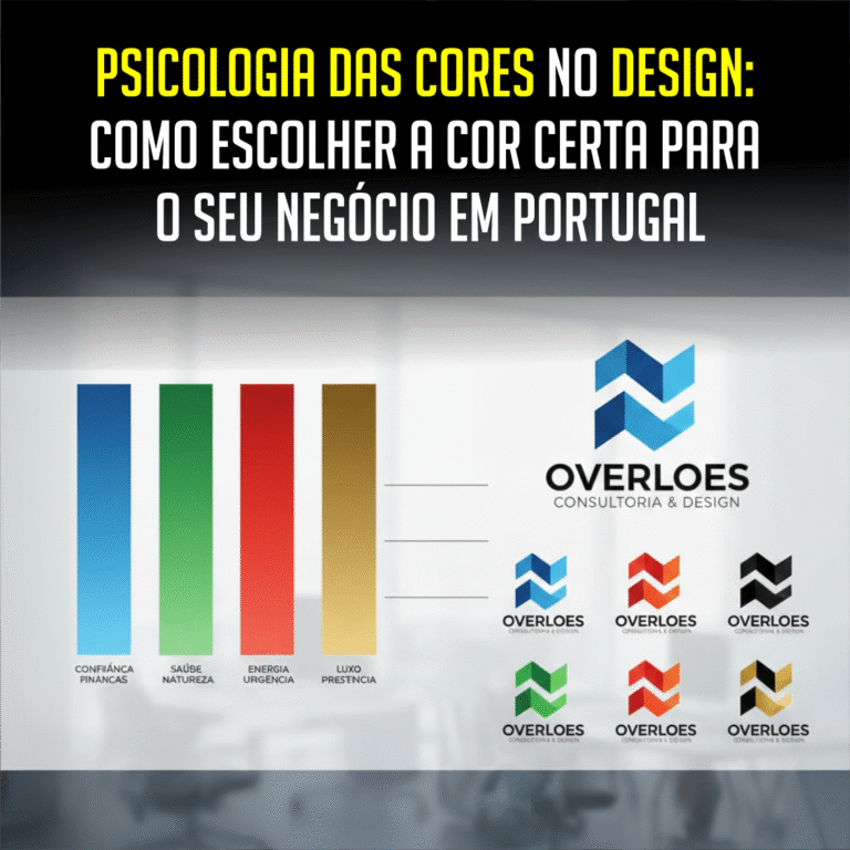 Psicologia das Cores no Design: Como escolher a cor certa para o seu negócio em Portugal 🚥