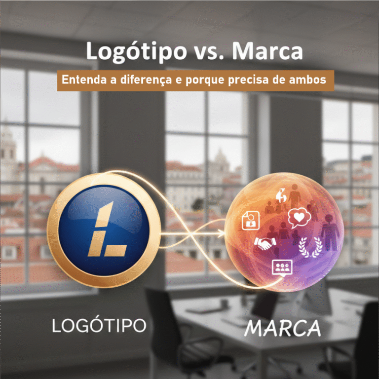 Logótipo vs. Marca: Entenda a diferença e porque precisa de ambos